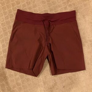 Tuff Athletics Pink Cranberry Hybrid Drawstring Shorts Size M